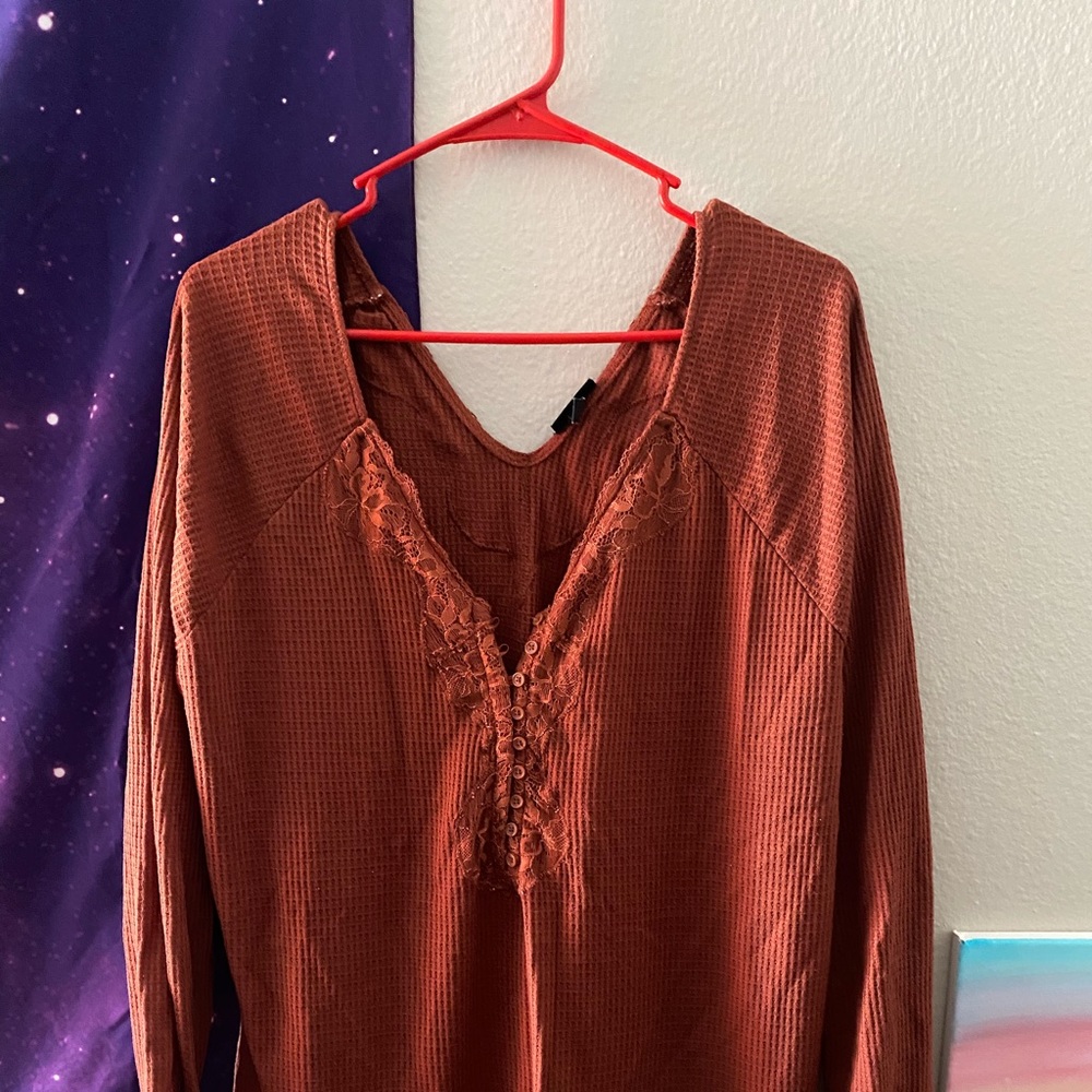 Torrid top . Worm probably once or twice.